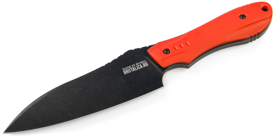 нож "ponomar" red/orange s/w фото