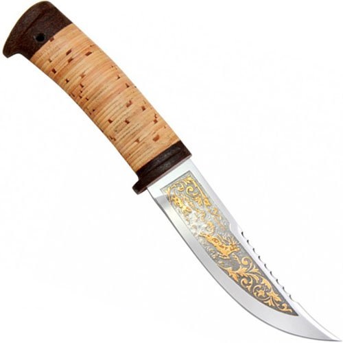 нож "горный" (позолота) фото