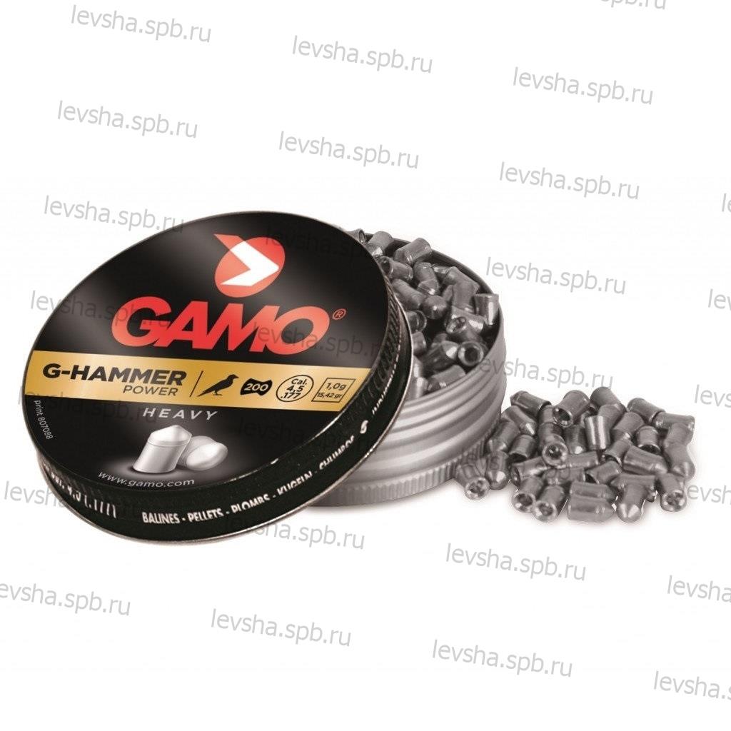 пули gamo g-hummer power 4,5 мм 1.0гр. (200) фото