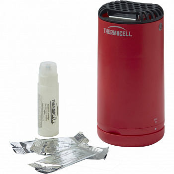 прибор противомоскитный thermacell halo mini repeller red(баллон 1 шт.+пласт.3шт.)mr-psr фото
