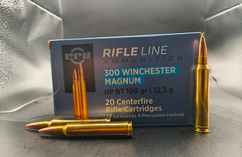 300 win mag ppu hp bt 12,3g 190gr фото